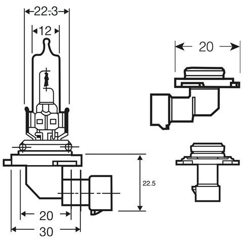 Lampadina 12v 60w Hb3 - Foto 2