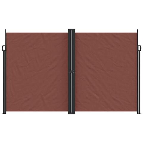 Tenda Da Sole Laterale Retrattile Marrone 200x1000 Cm - Foto 3