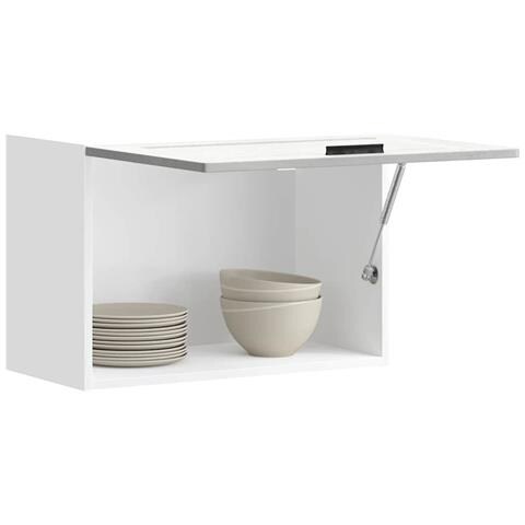 Pensile Da Cucina Porto Grigio Cemento In Legno Multistrato - Foto 1