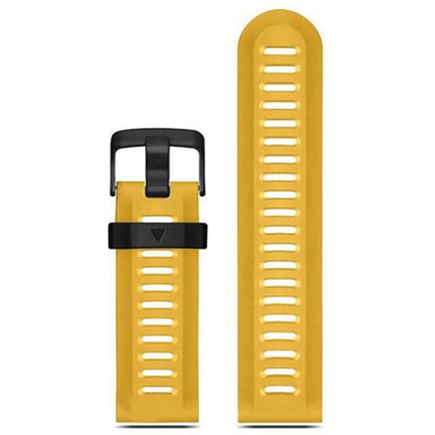 Bracciale Per Garmin Fenix 3 Hr / 6x Gps / 5x Sapphire /descent Mk1 Yellow - Foto 3
