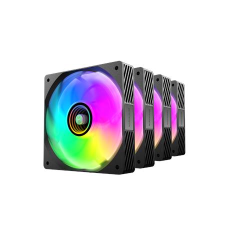 MFSI4KIT sistema di raffreddamento per computer Case per computer Ventilatore 12 cm Nero - Foto 2