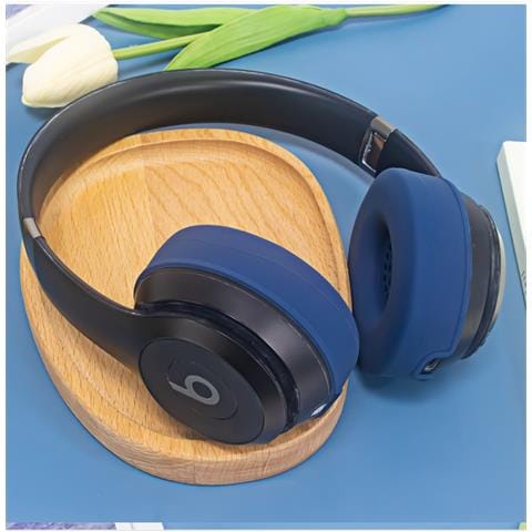 Cuscinetti Auricolari Di Ricambio In Silicone Per Cuffie Bluetooth Beats Solo 4 Blue - Foto 2