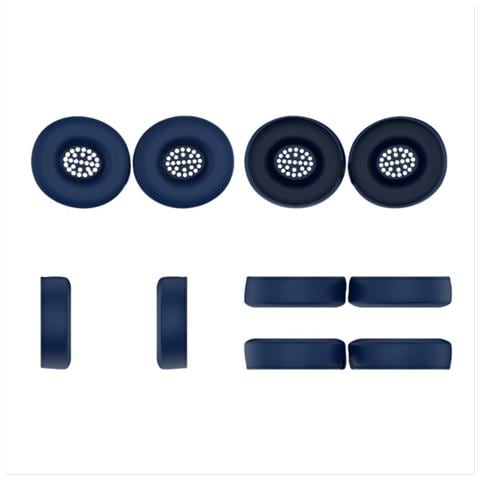 Cuscinetti Auricolari Di Ricambio In Silicone Per Cuffie Bluetooth Beats Solo 4 Blue - Foto 1