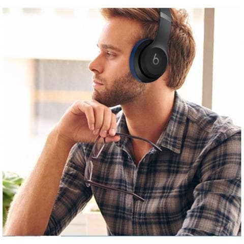 Cuscinetti Auricolari Di Ricambio In Silicone Per Cuffie Bluetooth Beats Solo 4 Blue - Foto 4