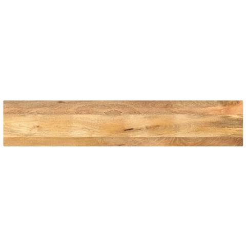 Piano per Tavolo 180x40x2,5cm Rettangolare Legno Massello Mango - Foto 1