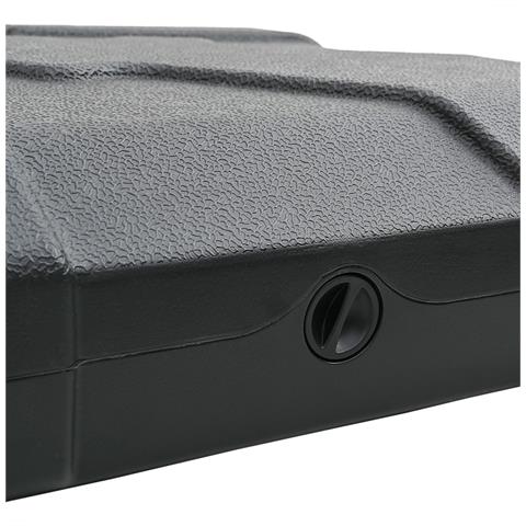 Set Base Ombrello 2 pcs Nero 88.5 x 88.5 x 12 cm Plastica - Foto 8