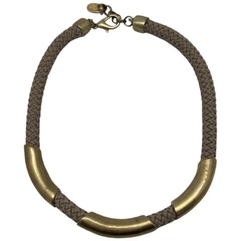 Collana Tripla ""naut"" Color Tortora-oro - Foto 1