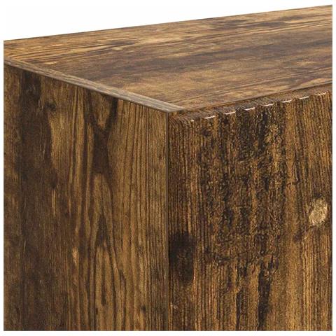 Mobile TV da parete Rovere fumé 59,5 x 31 x 100 cm - Foto 9