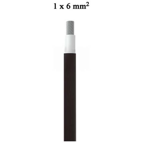 Cavo Solare 6 mmq Colore Nero 50 Metri, colore Nero - Foto 2