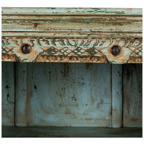Credenza In Legno Verde 165x45x76 - Foto 8