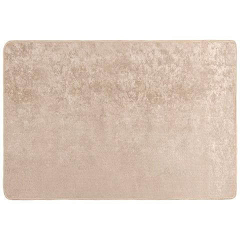 Runner Tappeto MARSA Beige 100 x 150 cm Poliestere e PVC - Foto 1