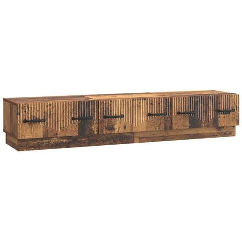 Mobile TV Legno antico 147 x 34,5 x 27 cm Legno ingegnerizzato - Foto 1