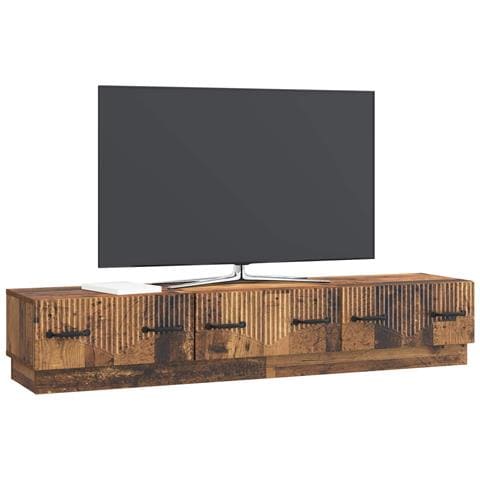 Mobile TV Legno antico 147 x 34,5 x 27 cm Legno ingegnerizzato - Foto 2