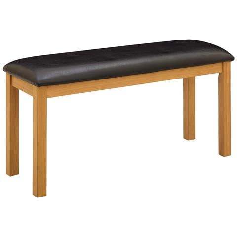 Panchina da pranzo 95 x 32 x 45 cm Legno di Quercia Massello - Foto 1