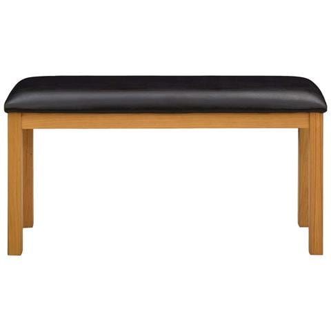 Panchina da pranzo 95 x 32 x 45 cm Legno di Quercia Massello - Foto 2