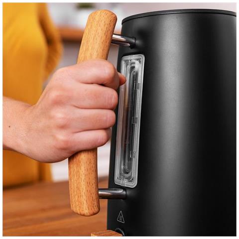 01479 bollitore elettrico 1,7 L 3000 W Nero, Legno - Foto 8