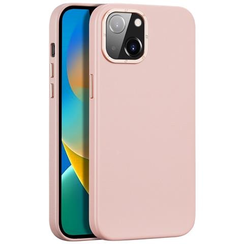 Grit Custodia In Pelle Per Iphone 14 Plus, Elegante Cover In Pelle Sintetica (compatibile Con Magsafe), Rosa - Foto 1