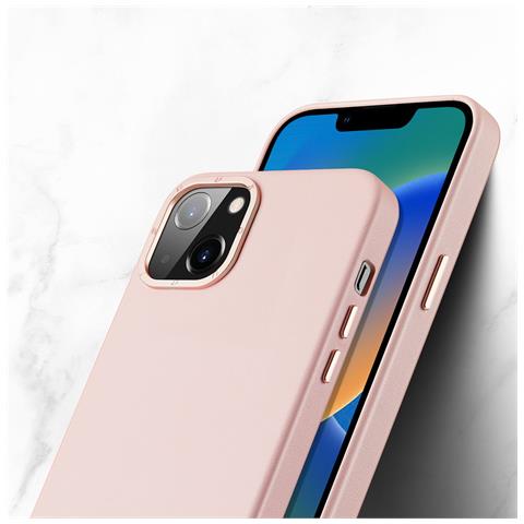 Grit Custodia In Pelle Per Iphone 14 Plus, Elegante Cover In Pelle Sintetica (compatibile Con Magsafe), Rosa - Foto 7