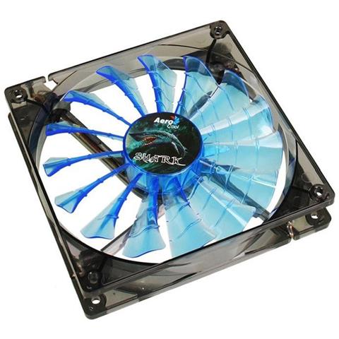 EN-55468, Ventilatore, Computer case, 14 cm, Nero, Blu, 0,36A, 4,32W - Foto 4