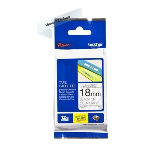 TZe141 - Adesivo standard - scuro su chiaro - Rotolo (1,8 cm x  - Foto 1