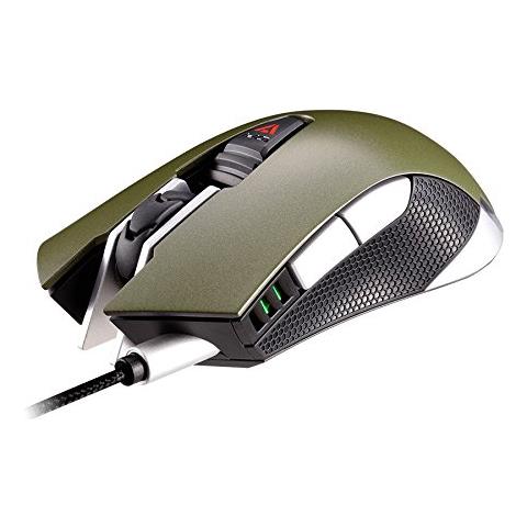 Mouse Gaming USB 530M Ottico 6 Tasti 5000 DPI Retroilluminato Colore Verde Militare - Foto 1