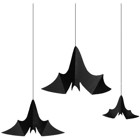 3 Pipistrelli Da Appendere Taglia Unica - Foto 1
