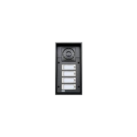 9151104W Sistema Interfono Audio Helios 4 pulsanti 10W UPC Colore Nero - Foto 1