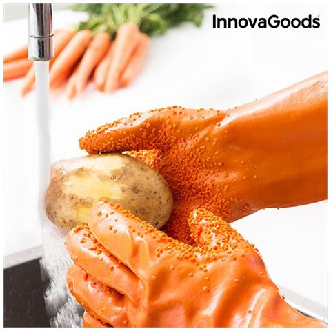 Guanti Per Pulire E Sbucciare Frutta E Verdura - Foto 2