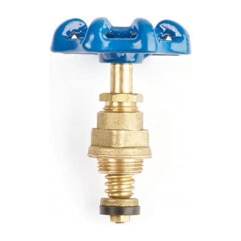 34 Bsp Testa Valvola Porta Cancello Ottone Riscaldamento Dell'acqua - Foto 1