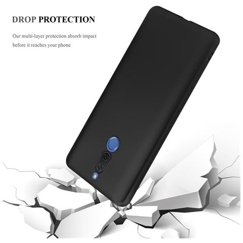 Custodia Compatibile Con Huawei Mate 10 Lite In Nero Metallico - Coperchio Protettivo In Silicone Tpu Flessibile - Foto 9