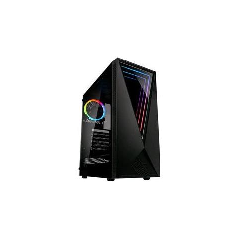 Void Case Mid-tower Rgb Per Pc Gaming - Con Pannello Laterale In Vetro Temperato - Nero - Foto 2