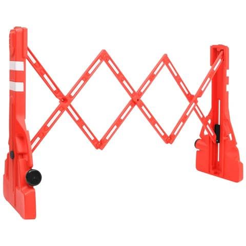 Barriera Stradale Pieghevole Rossa 210x50x105 cm - Foto 1
