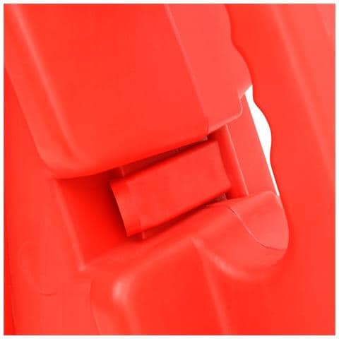 Barriera Stradale Pieghevole Rossa 210x50x105 cm - Foto 10