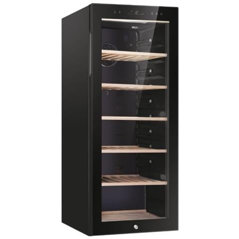 Cantinetta Vino 41 Bottiglie Classe G - Frigo Vini Nero Con Ripiani Metallo