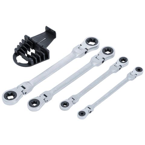 Set Di Chiavi A Cricchetto Doppio Bgs Technic - 4 Pezzi - 71028 - Foto 5