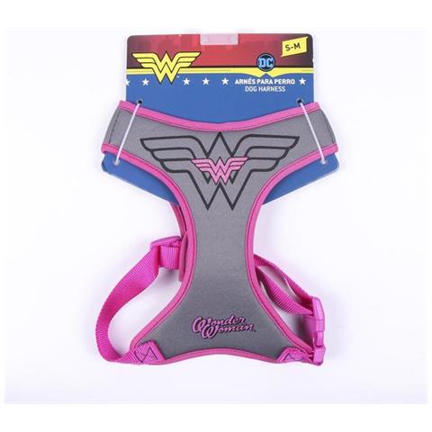 Imbracatura Per Cani Wonder Woman Xxs /xs Rosa - Foto 1