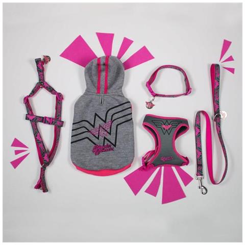 Imbracatura Per Cani Wonder Woman Xxs /xs Rosa - Foto 7