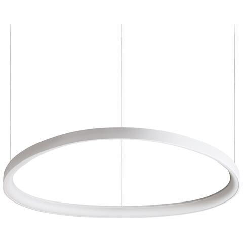 Lampadario A Sospensione Contemporaneo Gemini Metallo Bianco Led 55w 3000k Ip20 - Foto 1