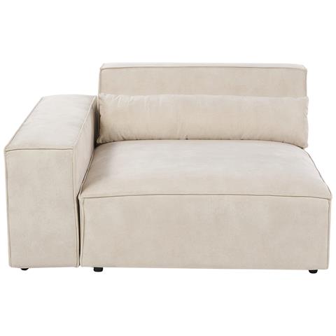 Modulo Angolare Hellnar Velluto Beige Chiaro Lato Destro - Foto 2