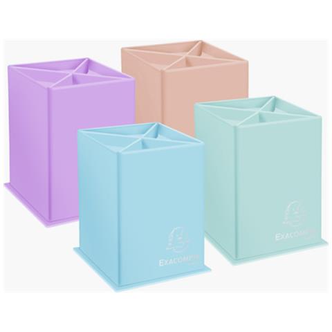 67896D portapenne Cartoncino Blu, Corallo, Verde, Mauve - Foto 1