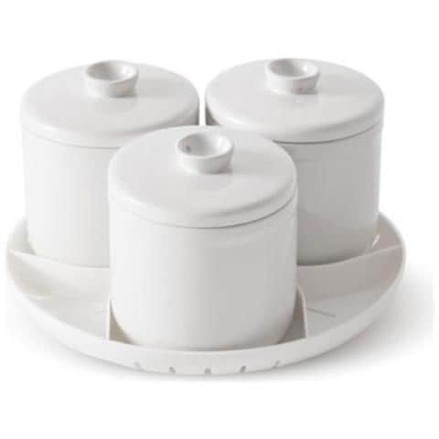 Pentola a Vapore 4 Numero di Cestelli Libera Installazione 500 W Colore Bambù / Bianco - Foto 4