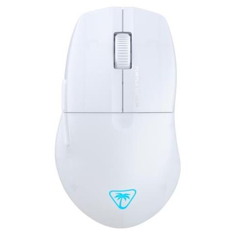 Turtle Beach Mouse Da Gioco Rgb Wireless Pure Air Ergonomico E Ultraleggero, Con Sensore Ottico A 26k Dpi, Dotato Di Batteria Da 125 Ore, Sistema Wireless Doppio, Switch Ottici Titan, Bluetooth E Illuminazione Rgb. Guscio Semitrasparente Bianco - Foto 1