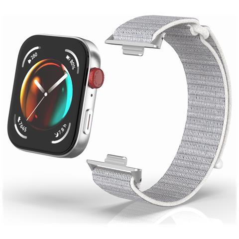 Cinturino Per Orologio In Nylon Da 20 Mm Per Huawei Watch Fit 3 Grey - Foto 1
