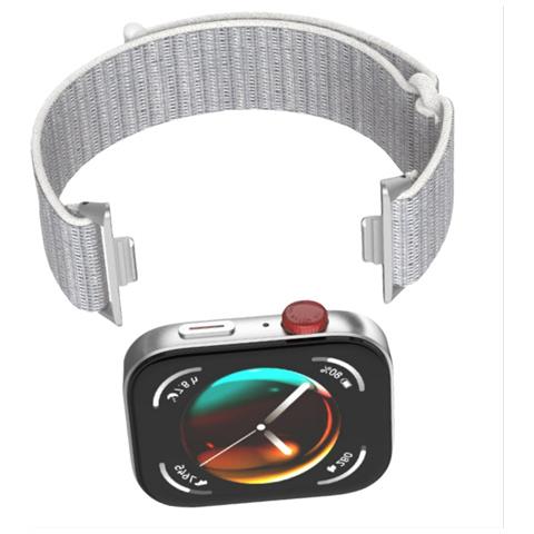 Cinturino Per Orologio In Nylon Da 20 Mm Per Huawei Watch Fit 3 Grey - Foto 3