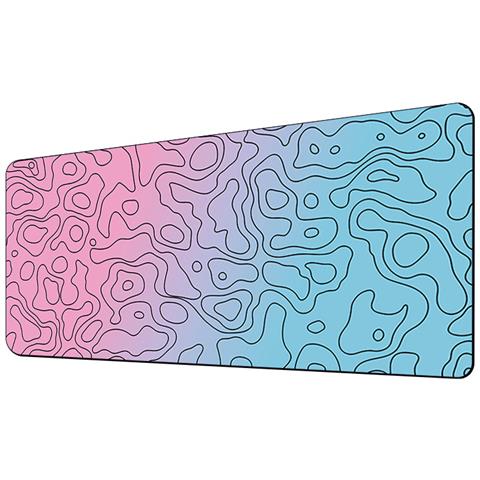 Tappetino Per Mouse Floreale Artistico Pink+blue L - Foto 2