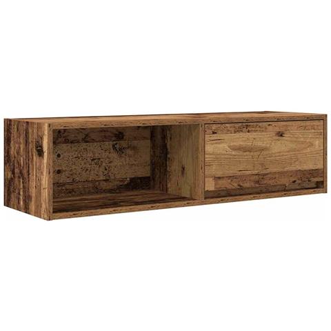 Mobili Porta TV 2 pz Legno Antico 100x31x25,5 cm in Truciolato - Foto 9