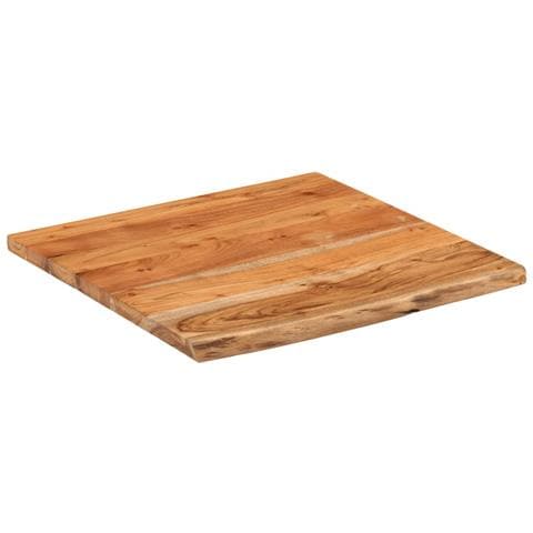 Piano Bagno 60x60x3,8 Cm Quadrato Legno Massello Di Acacia - Foto 3