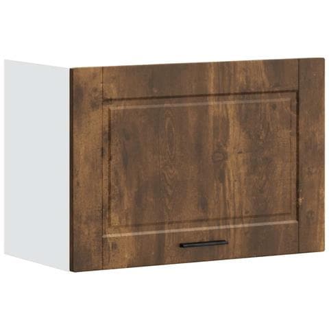 Pensile Da Cucina Porto Rovere Fumo In Legno Multistrato - Foto 2