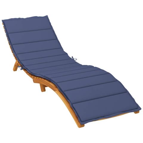 Cuscino Per Lettino Prendisole Blu Marino In Tessuto Oxford - Foto 2