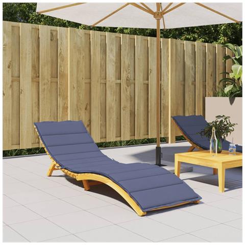 Cuscino Per Lettino Prendisole Blu Marino In Tessuto Oxford - Foto 8